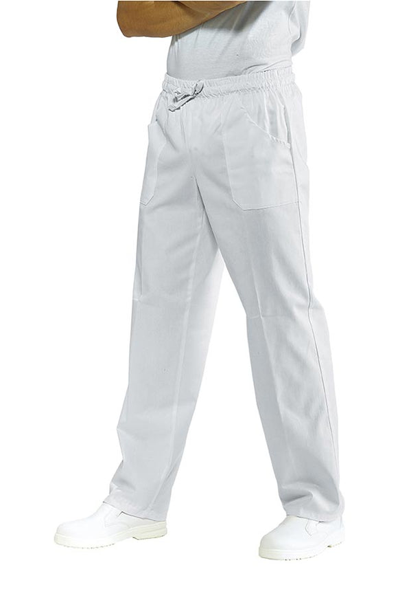 Pantalone Bianco Extra Large con elastico in vita