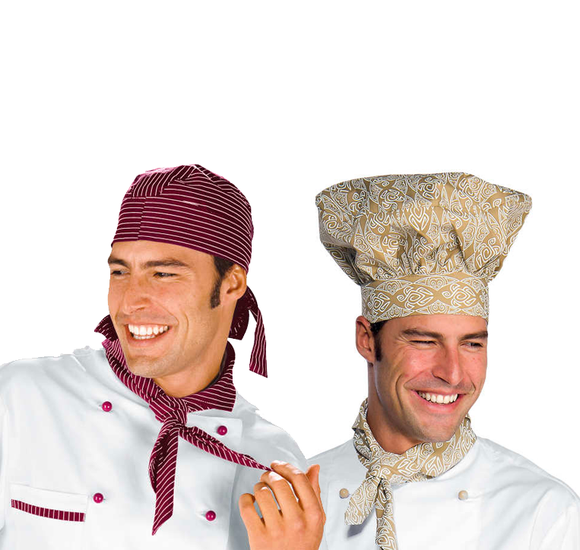 Bandane - triangoli - cuffie & cappelli cuoco