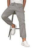 Pantalone in policotone con elastico alle caviglie - 11 fantasie disponibili -