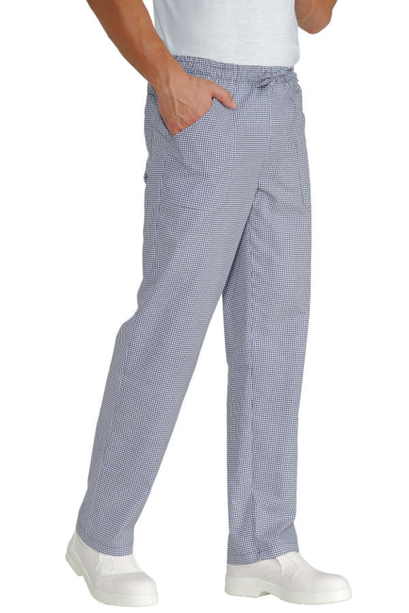 Pantalone pied de poule con elastico in vita - 3 colori 2 varianti disponibili -