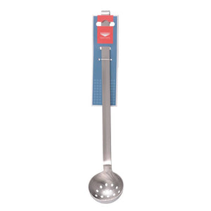 MESTOLO FORATO Con Manico a Tubo in acciaio inox unipezzo - 3 misure disponibili