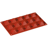 stampo multiplo mini piramide in silicone