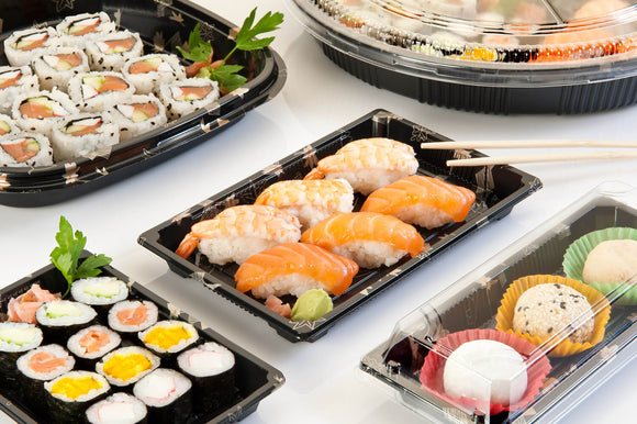 SUSHI BOX RETTANGOLARE base decorata con coperchio - 4 misure disponib – Lmr  division