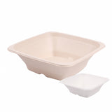 INSALATIERE QUADRATE Bio + coperchi "950ml" - 2 colori disponibili -