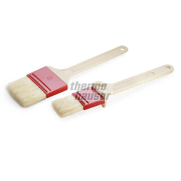 Pennelli con setole naturali - 5 misure disponibili - (lunghezza setole 6cm)