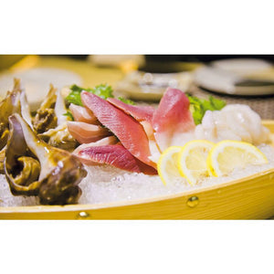 Barca per sushi e sashimi in legno