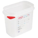Gastronorm Ermetico GN 1/9 in polipropilene- 3 misure disponibili -
