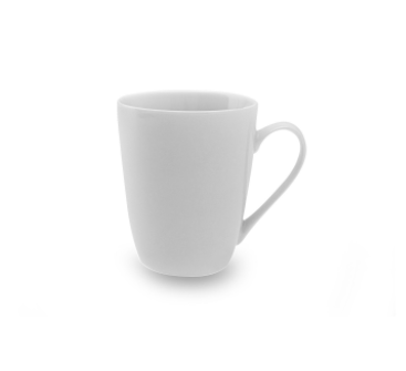 Tazza mug in porcellana bianca 