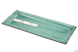 Piatti rettangolari in porcellana decorata "Linea Justcolor green" - 7 misure misure disponibili-