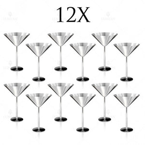 Coppa Martini Bond | 20 cl Argento "set 12 unità"