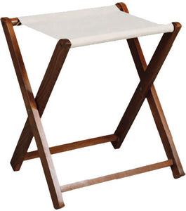 Reggivalige pieghevole in legno e cotone senza sponda  50x41x58cm - 2 colori disponibili -