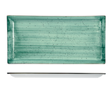 Piatti rettangolari in porcellana decorata "Linea Justcolor green" - 7 misure misure disponibili-