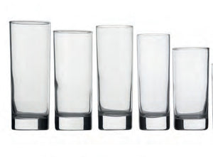 Bicchieri long drink in vetro"linea Islanda" - 5 misure disponibili -