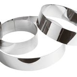 anelli per torte gelato in acciaio inox -8 misure disponibili-