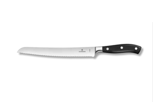 Coltello pane lama ondulata con manico in resina "Linea grand maitre" (lama 23cm)